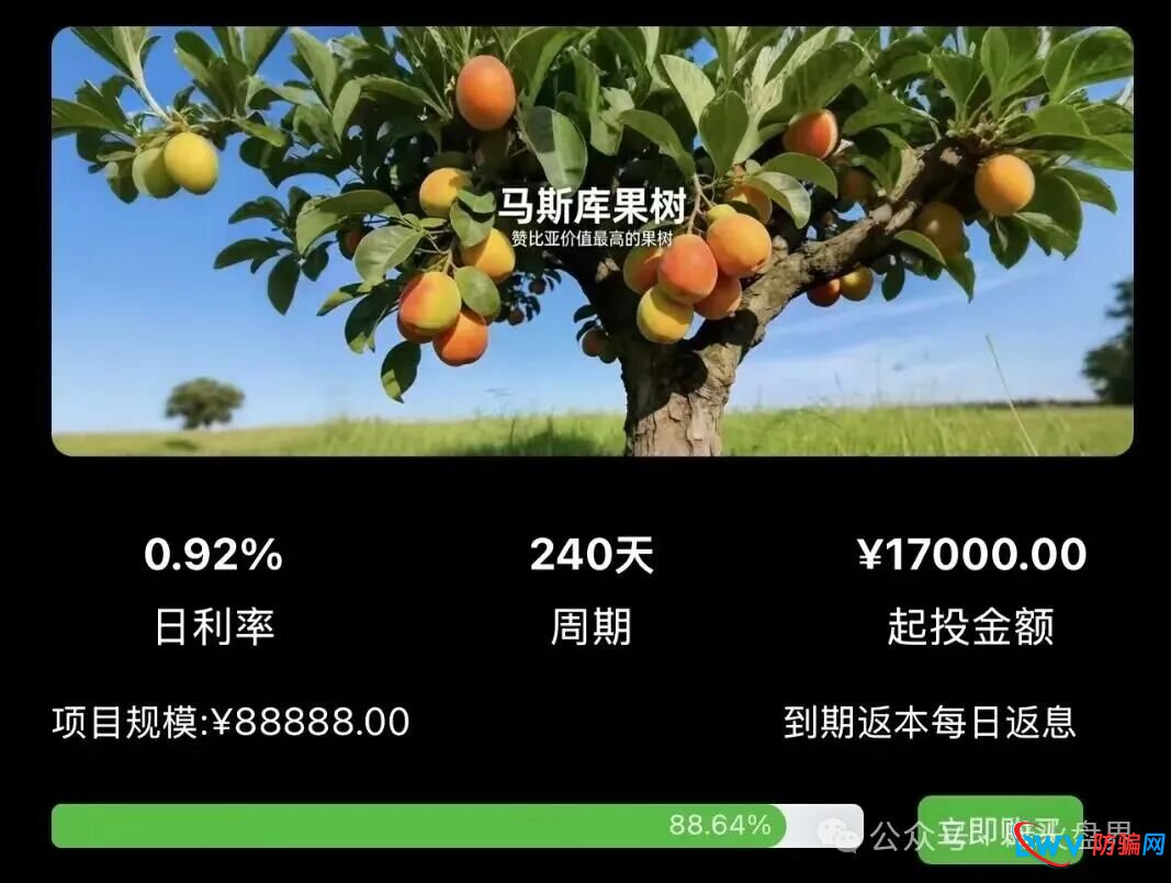 资金盘预警:“华洋绿投”以海外农业为幌子,日息0.67%起,崩盘前最后的提现机会 资金盘预警:“华洋绿投”以海外农业为幌子,日息0.67%起,崩盘前最后的提现机会