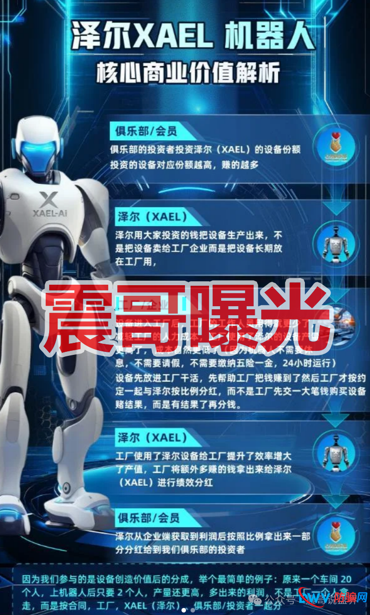 泽尔机器人/心光俱乐部是杀猪盘，换名骗钱，单割会员，崩盘在即