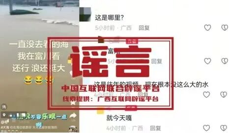借汛造谣，既蠢又坏