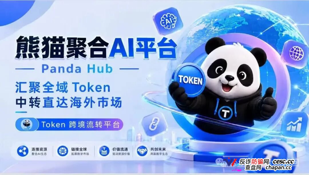 紧急曝光:熊猫聚合 Panda Hub!AI 算力 Token 只是幌子,实为庞氏传销盘!