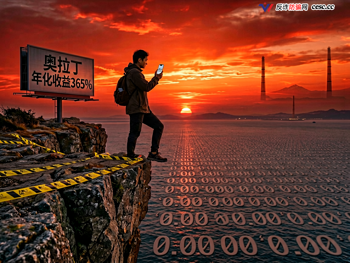 奥拉丁币圈盘崩盘倒计时，900天251万会员血本无归在即，年化100%+的暴利全是镰