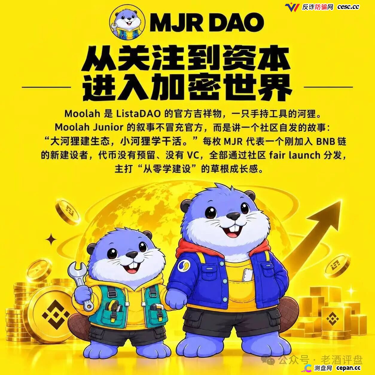 MJR DAO（MJR梅杰瑞/Moolah小跟班）资金流向追踪：你买的U根本没去建生态，全成了项目方砸盘套现的筹码！