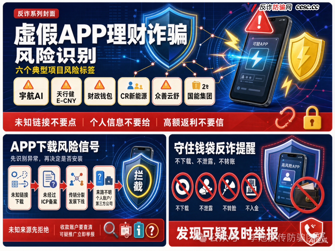 反诈预警:这6个高危涉诈 APP!蹭算力、数字人民币热点,全是传销诈骗陷阱!(8) 反诈预警:这6个高危涉诈 APP!蹭算力、数字人民币热点,全是传销诈骗陷阱!(8)