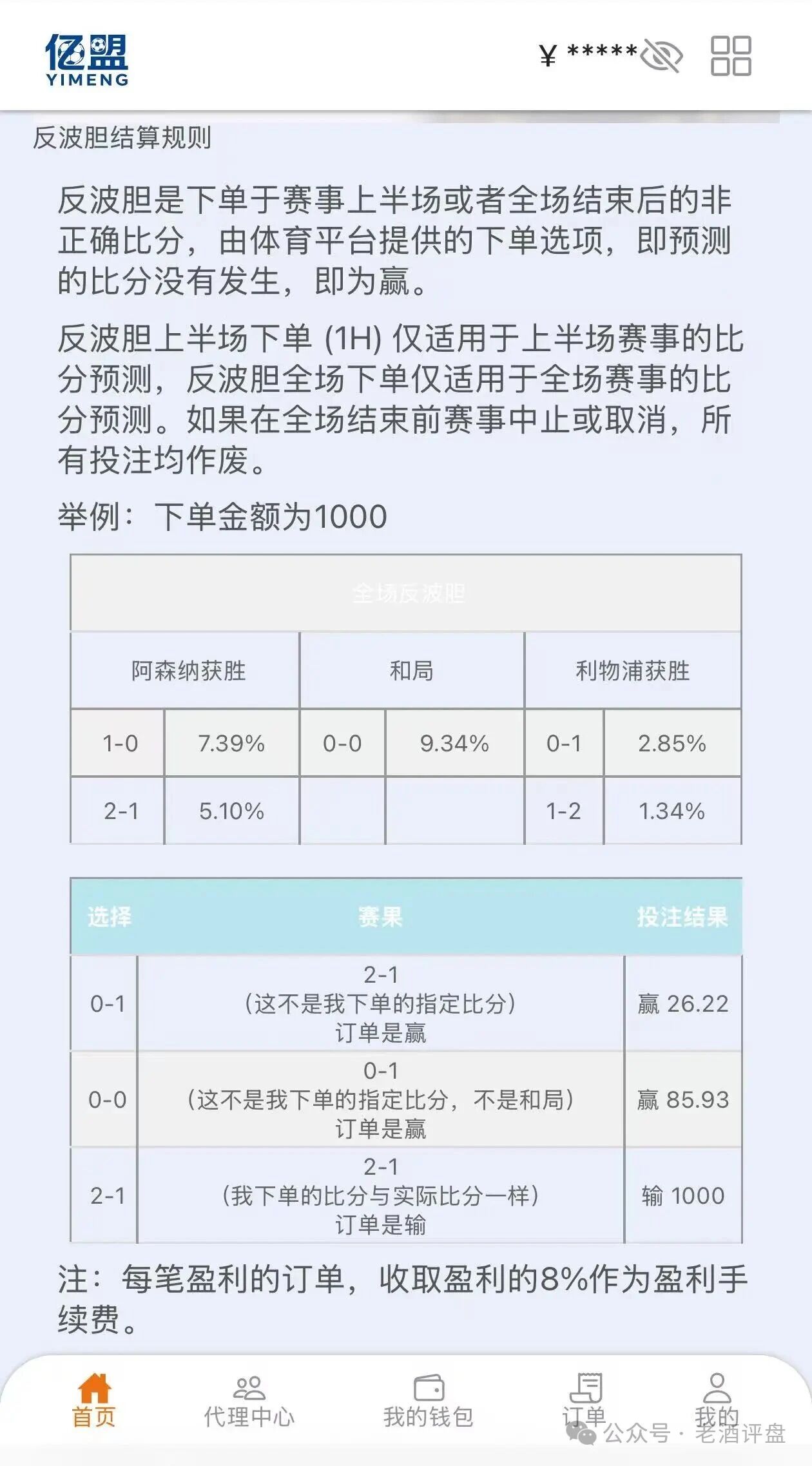 亿盟体育博彩盘高危预警：别被赔率骗了(1)