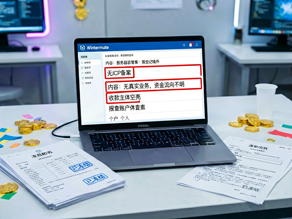 Wintermute单割开始,玩家账户被冻结,本金清零只是时间